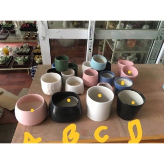 A, B, 2 C, 3 xô hồng, 2 xô trắng. 9 cái 160k