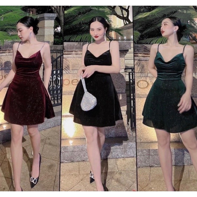 Đầm Nhung Sang Xịn