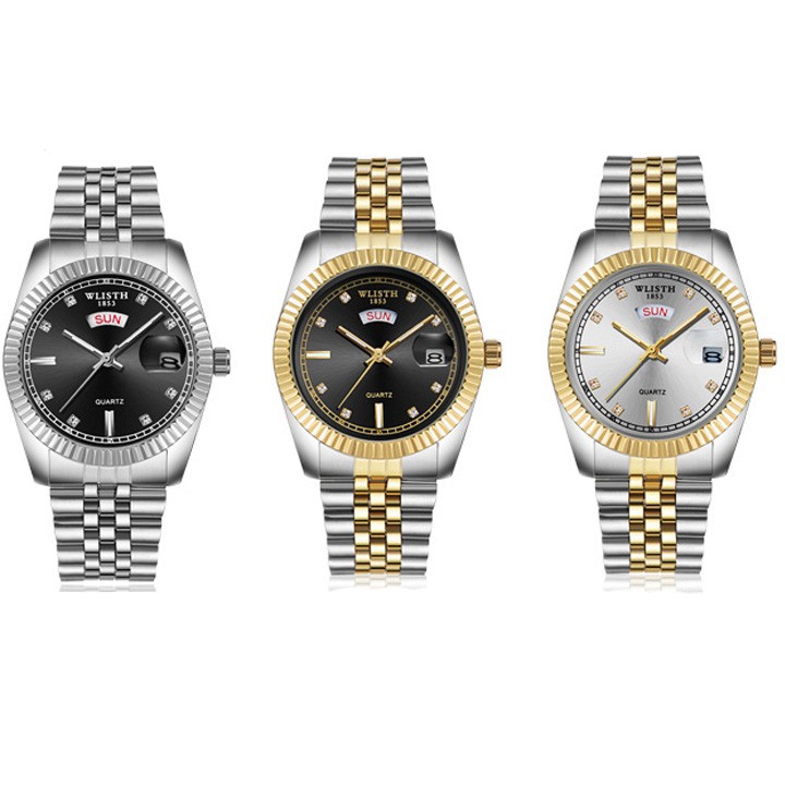 Đồng hồ 💝 Free ship 💝 Giảm 20k khi áp mã [TUIXHN] Đồng Hồ Nam Máy Nhật Dây Thép Không Gỉ WILSTH - DH06 | BigBuy360 - bigbuy360.vn