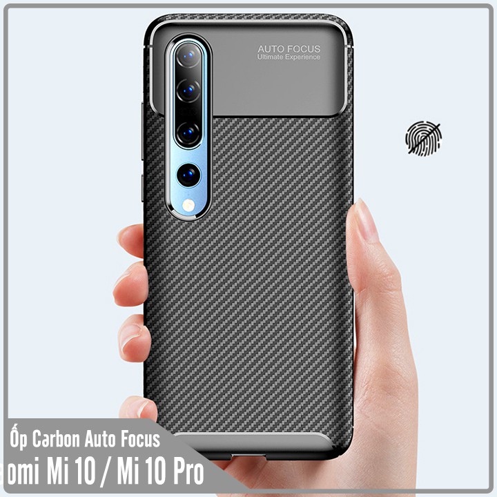Ốp lưng Xiaomi Mi 10 / Mi 10 Pro chống sốc Carbon Auto Focus
