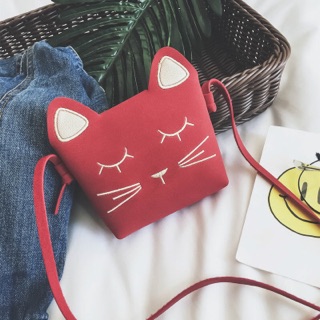 Túi mèo đeo chéo đựng tiền lì xì- hàng handmade quảng châu