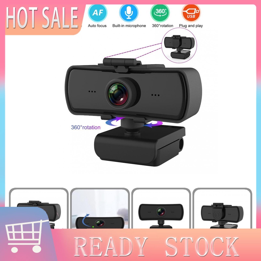 Webcam kỹ thuật số 2K USB giảm tiếng ồn hỗ trợ live stream