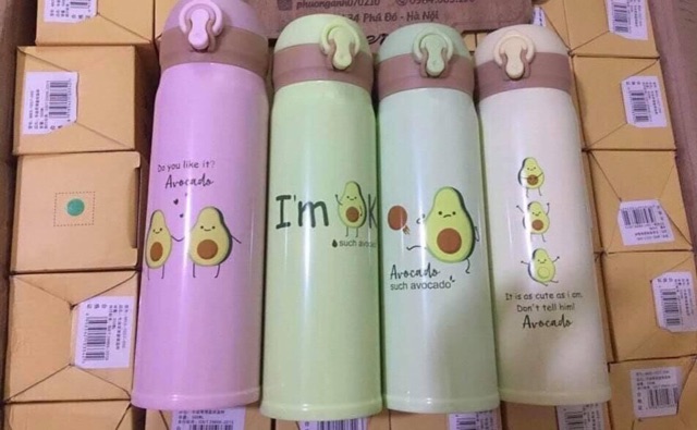 Bình giữ nhiệt bơ