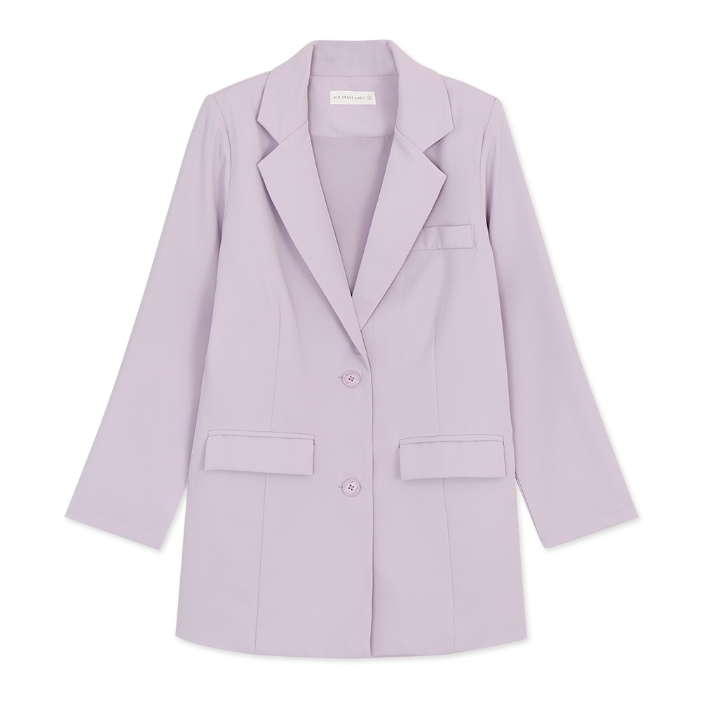 Áo blazer vạt chéo lưng có đệm vai  nữ Air Space Lady 2211826001