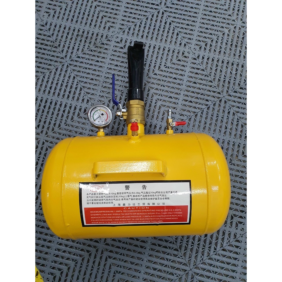 Bình Hỗ Trợ Bơm Lốp Ô Tô 20L - Bật Tanh Lốp, Hộp Đẹp, Hỗ Trợ Bơm Lốp Không Săm Ô Tô