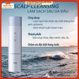(HÀNG CHÍNH HÃNG) Xịt bọt làm sạch da đầu 003 Number Three Muriem Crystal Scalp Cleasing 250ml