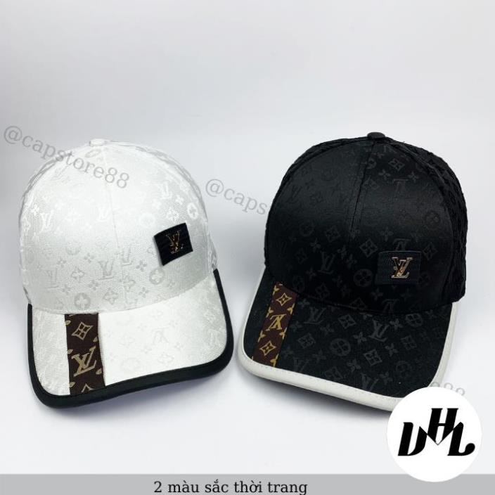 Mũ lưỡi trai VHL Store, nón kết thêu chữ LV cao cấp thời trang nam nữ