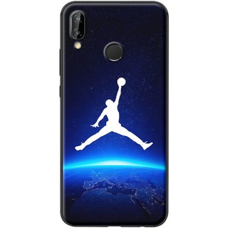 Ốp lưng huawei nova 3e jordan nền xanh đen