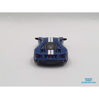 Xe Mô Hình Ford GT 1:64 MiniGT ( Xanh )