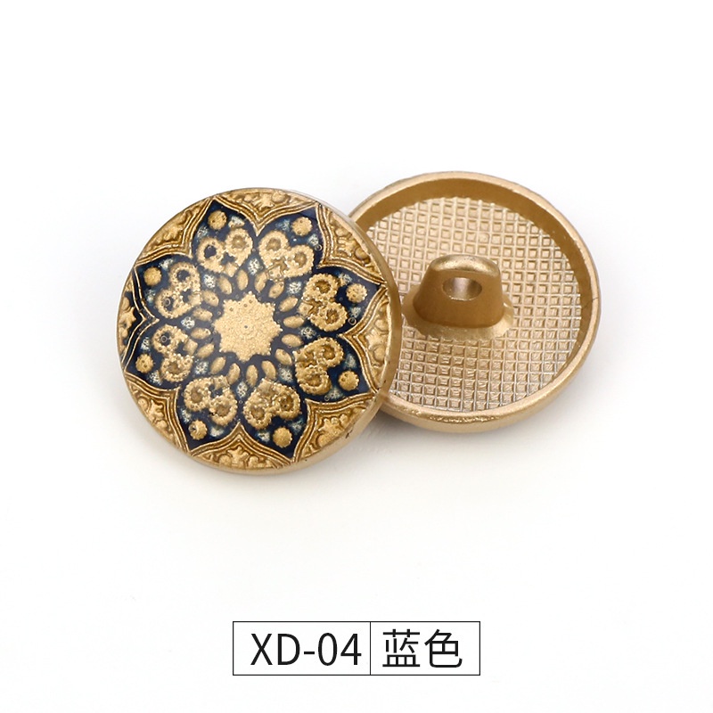 Set 10 nút áo khoác blazer bằng kim loại 21mm