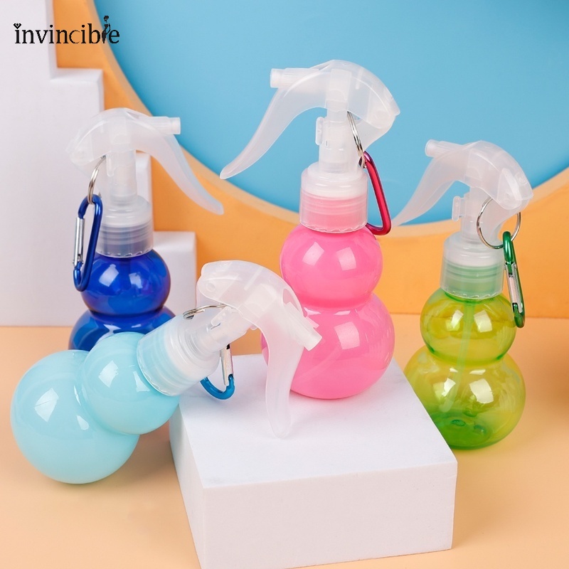 Bình Xịt Nước Hoa Bằng Nhựa Màu Sắc Ngọt Ngào Kèm Móc Treo Tiện Dụng