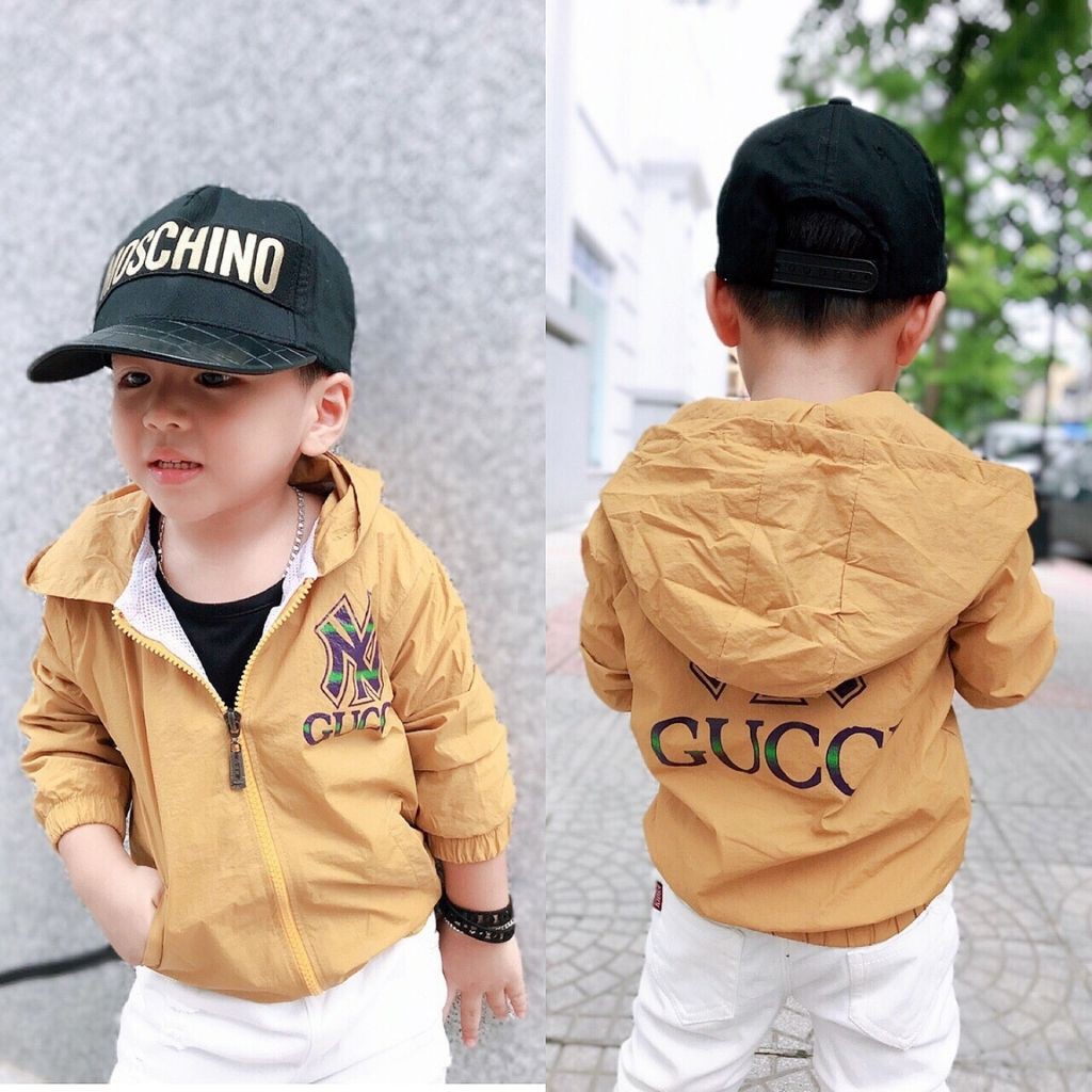 Áo KHoác Gió 2 Lớp Cho Bé