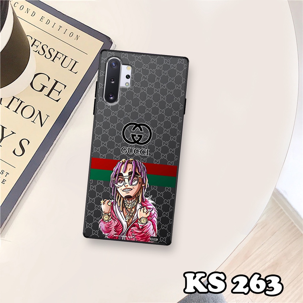 Ốp lưng Samsung Note 10 - Samsung Note 10 Plus - Samsung Note 10 Lite - Ốp in hình ＧＵＣＣＩ - Lưng nhám viền TPU