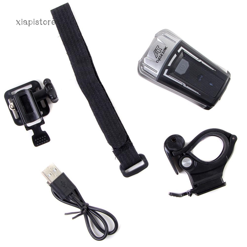 Đèn Pin Led Phía Trước Xe Đạp Sạc Usb