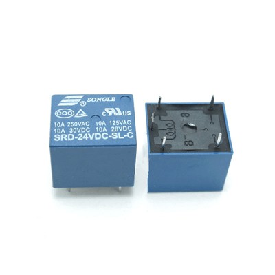 Relay, rơ le 5 chân 10a, relay 5 chân 10a [chính hãng], Relay 5V10A 5 Chân, Relay 12V10A 5 Chân,Relay 24V10A 5 Chân