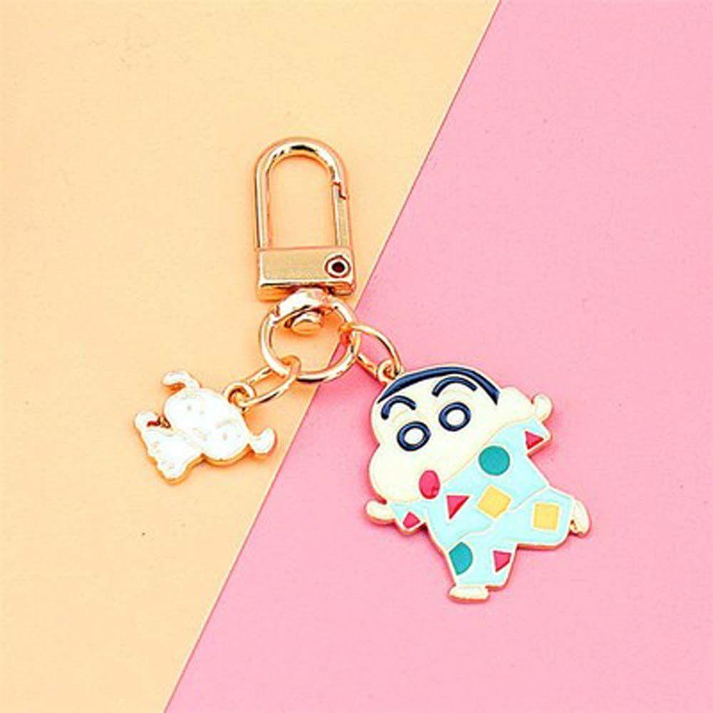 Móc Khóa Hình Cậu Bé Bút Chì Shin-chan Dễ Thương Trang Trí Túi Xách / Điện Thoại