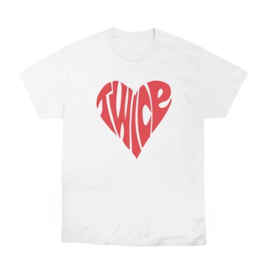 ÁO THUN TWICE HEART T-SHIRT + DIGITAL ALBUM