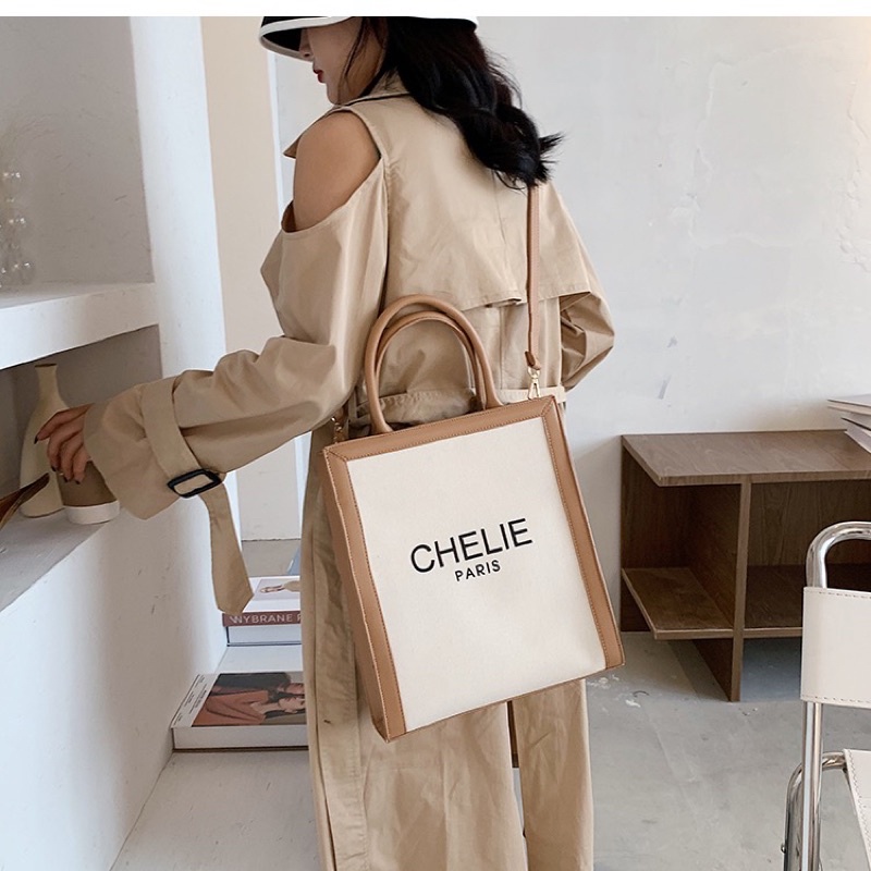 TÚI TOTE HÌNH CHỮ NHẬT ĐỨNG SIZE ĐẠI