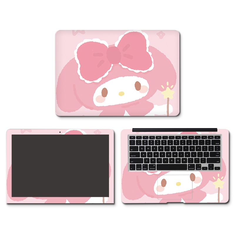 3 cái DIY Laurel Dog Máy tính xách tay Da Máy tính xách tay Dán máy tính xách tay 10-17 inch Đề can trang trí máy tính xách tay cho Dell, Lenovo, Huawei