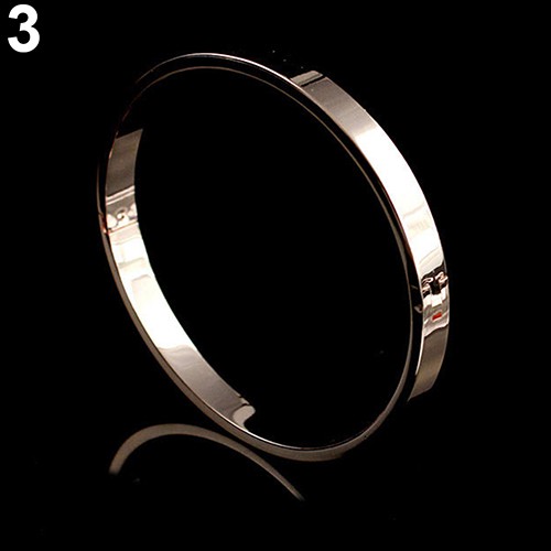 Vòng Tay Kim Loại Thiết Kế Đơn Giản Cho Nam Và Nữ