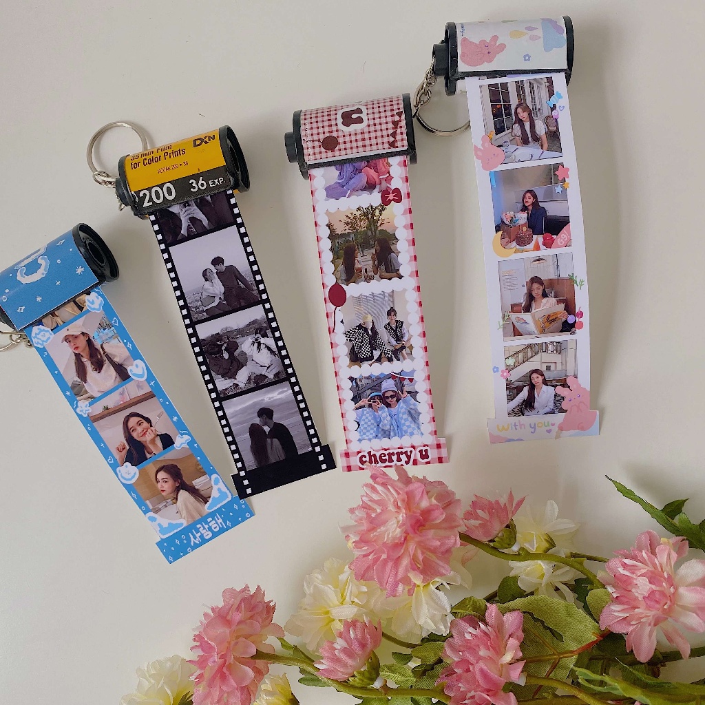 KEYCHAIN / MÓC KHÓA CUỘN PHIM HÌNH THEO YÊU CẦU