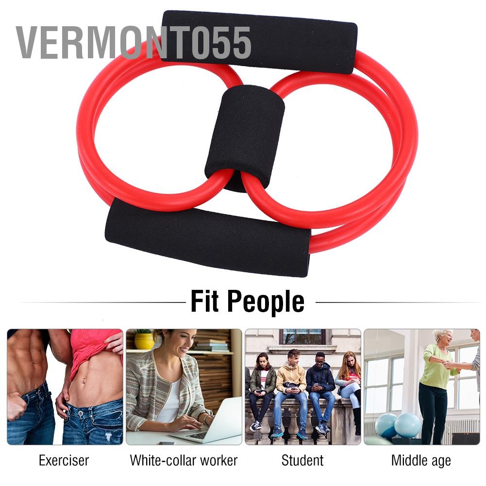 Vermont055 Chống căng Dây cao su Đào tạo ống Tập thể dục Bài tập cho phòng Yoga
