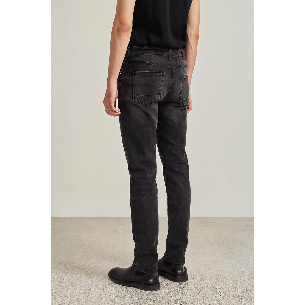 Quần jeans nam HIGHWAY MENSWEAR Jagger Jeans đen mài | BigBuy360 - bigbuy360.vn