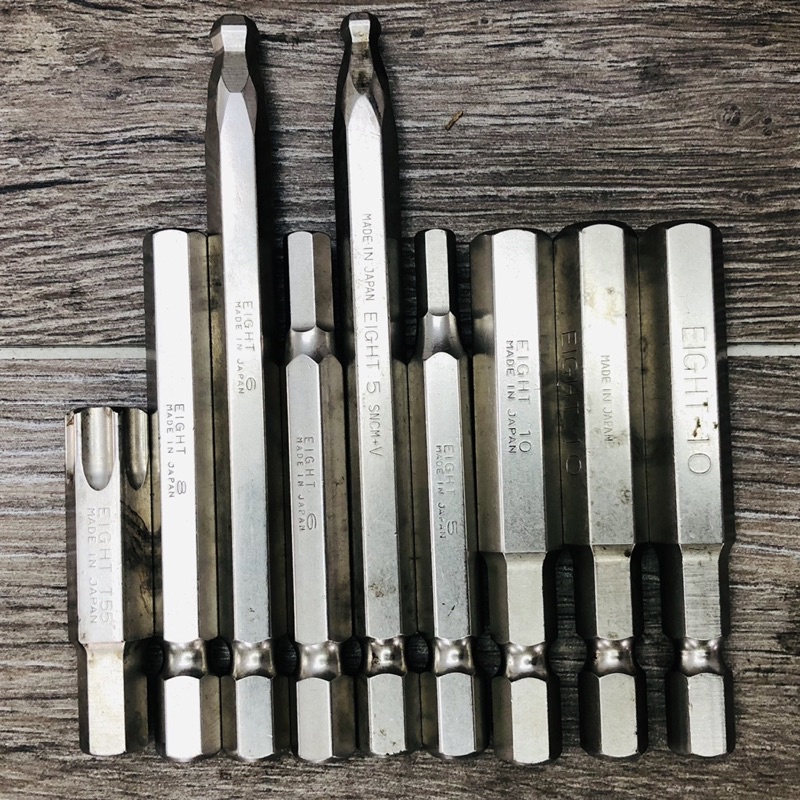 Mũi vít lục giác đóng EIGHT . Made in Japan
