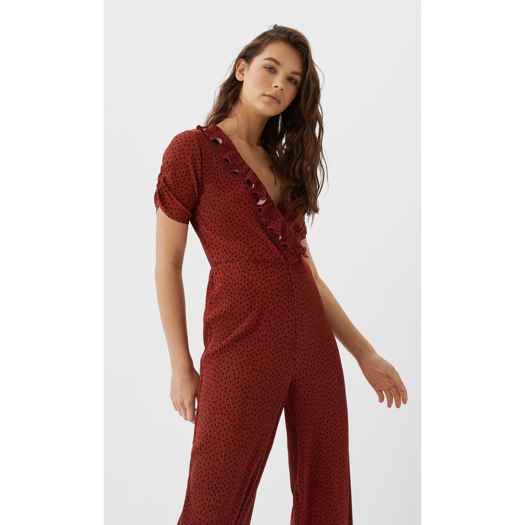 Jumsuit dài Stradivarius xuất xịn có sẵn