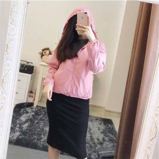 Áo gió nữ chống mưa xuất xịn