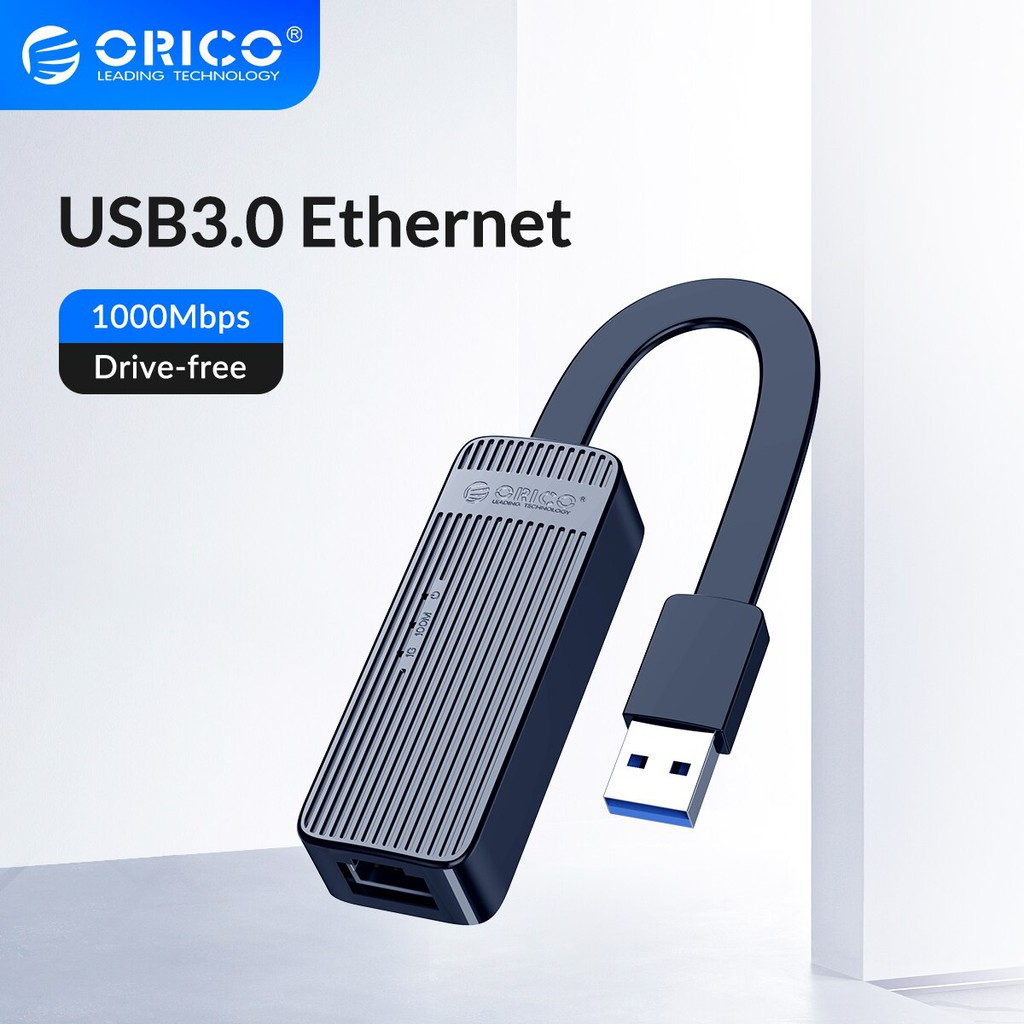 [ Hàng Hot ] ORICO Bộ Chuyển Đổi Usb 3.0 Gigabit Ethernet Sang Usb Rj45 Lan Không Cần Driver Cho Windows Xp Xiaomi