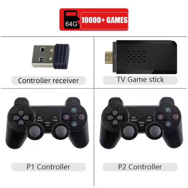 Máy chơi game cầm tay PS 10000 Game Ps1/ Ps2 /Nitendo switch/FC Compact/FC , kết nối HDMI, tặng thẻ nhớ 64GB