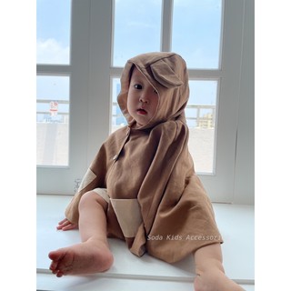 Áo choàng Puppies cho bé ( 6 màu )