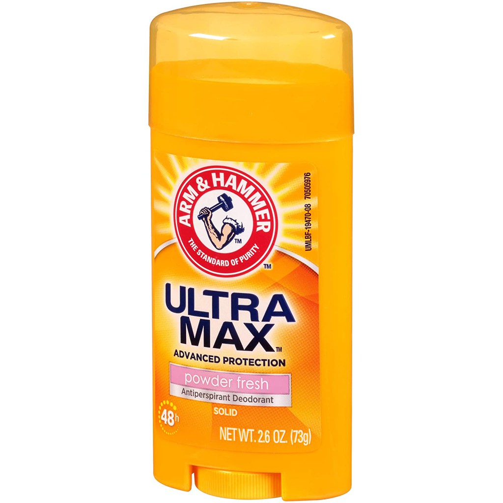 [FREESHIP-HÀNG AUTH] Lăn Sáp Khử Mùi ARM &amp; HAMMER Powder Fresh 73g (Date Cận 1/2023)