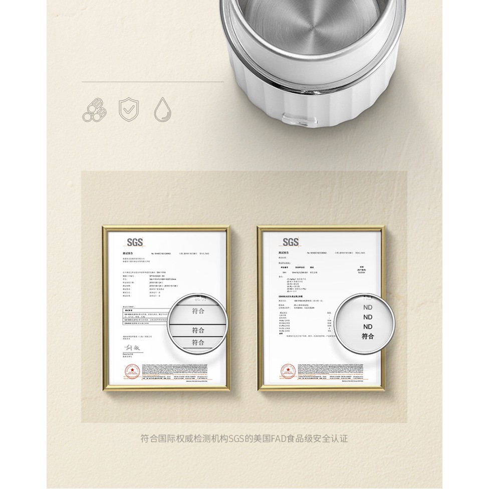 Bình Giữ Nhiệt Mini Chính Hãng Hyundai - Bình Cắm Điện 2 Lớp Chất Liệu An Toàn Sức Khỏe, Dùng Cho Cả Em Bé - Dung tích 2