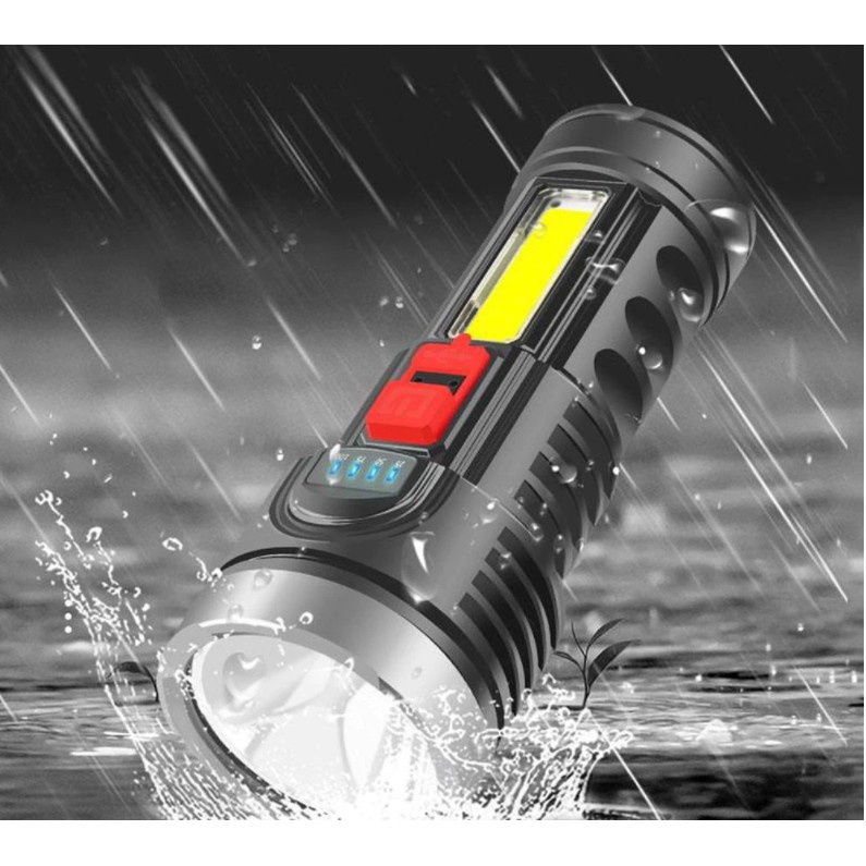 Ultra Đèn Pin Sạc USB Siêu Mạnh Dùng Cho Leo Núi / Đường Dài