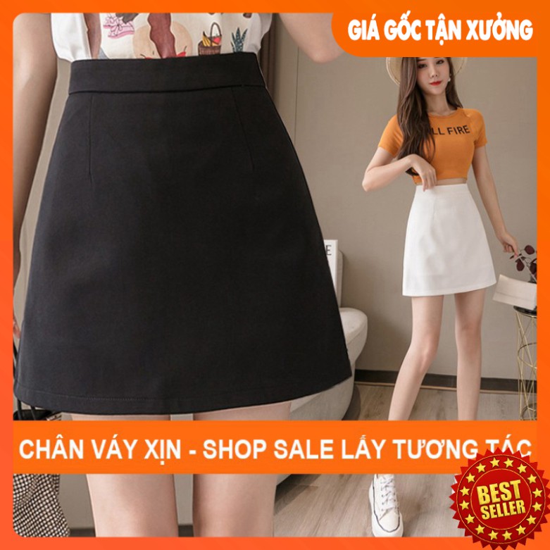 Váy chữ A công sở mẫu ngắn có lót trong