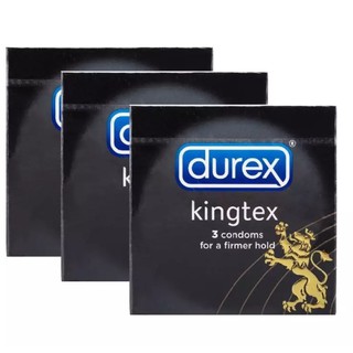 Bộ 3 bao cao su Durex Kingtex 3 bao