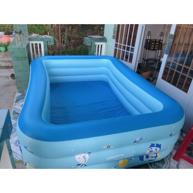 Bể Bơi Phao Cho Bé 2M6, Hàng Loại 1, dành cho 5-7 bé cùng chơi