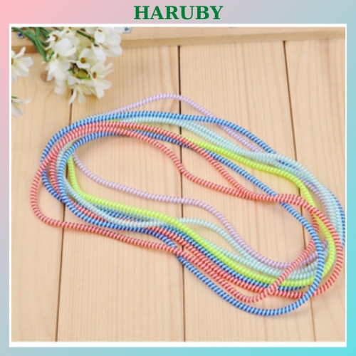 Dây cuốn sạc chống đứt cuốn tai nghe điện thoại chống rối, đứt gẫy cho tất cả các loại cáp sạc và tai nghe
