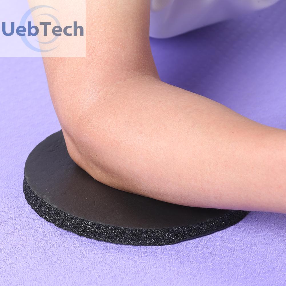 Uebtech 2x Plank Workout Round Knee Pad Fitness Push-up Yoga Protective Rebound Mat