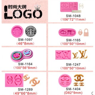 Khuôn Silicone Tạo Hình Logo Trang Trí Bánh