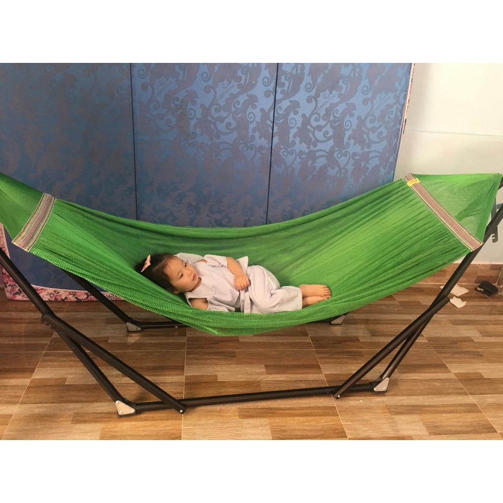 Võng Xếp Sài Gòn Kèm Lưới Võng Phi 32