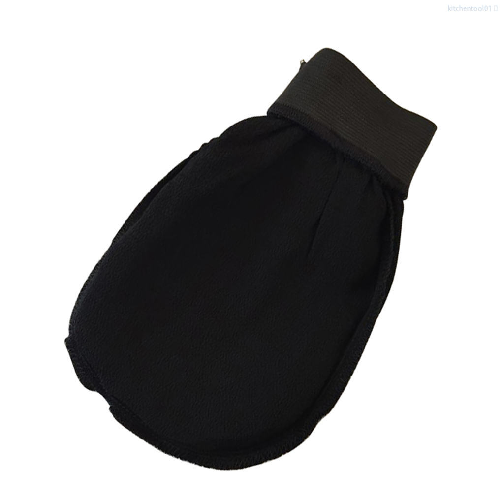 (Hàng Mới Về) Găng Tay Tắm Tẩy Tế Bào Chết Màu Đen Cho Toàn Thân / Chân / Cánh Tay Hiệu Quả | BigBuy360 - bigbuy360.vn