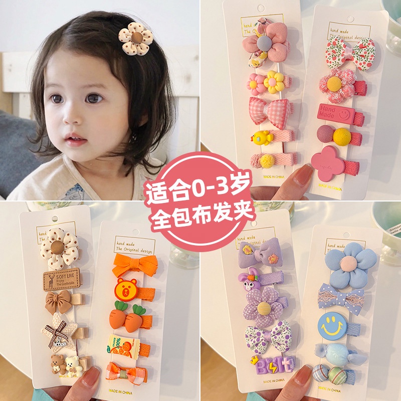 Set Kẹp Tóc Dễ Thương Cho Bé Gái