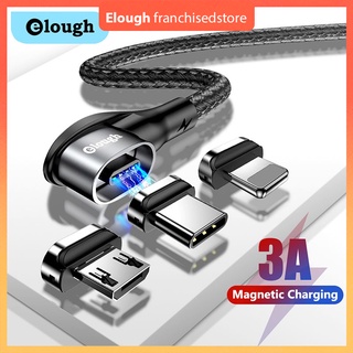 Quick Charge 90 Degree Elbow Magnetic Cable 3A Fast Charging Micro USB Type C Cable USB-C Cable