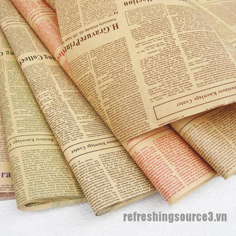 Giấy Gói Quà Giáng Sinh 2 Mặt Phong Cách Cổ Điển