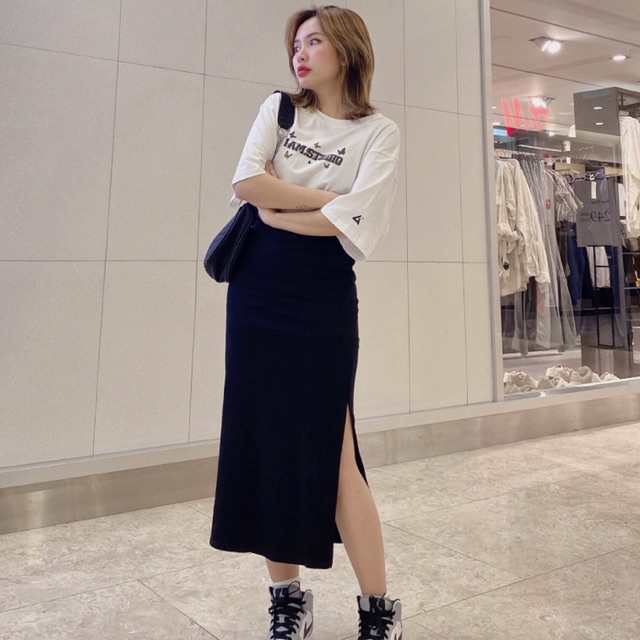 NIEYO MADE- Chân Váy Xẻ Split