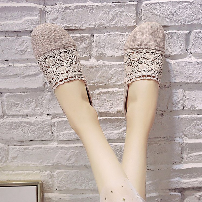 Giày đế bệt chống trượt thoáng khí hợp thời trang cho nữ | BigBuy360 - bigbuy360.vn