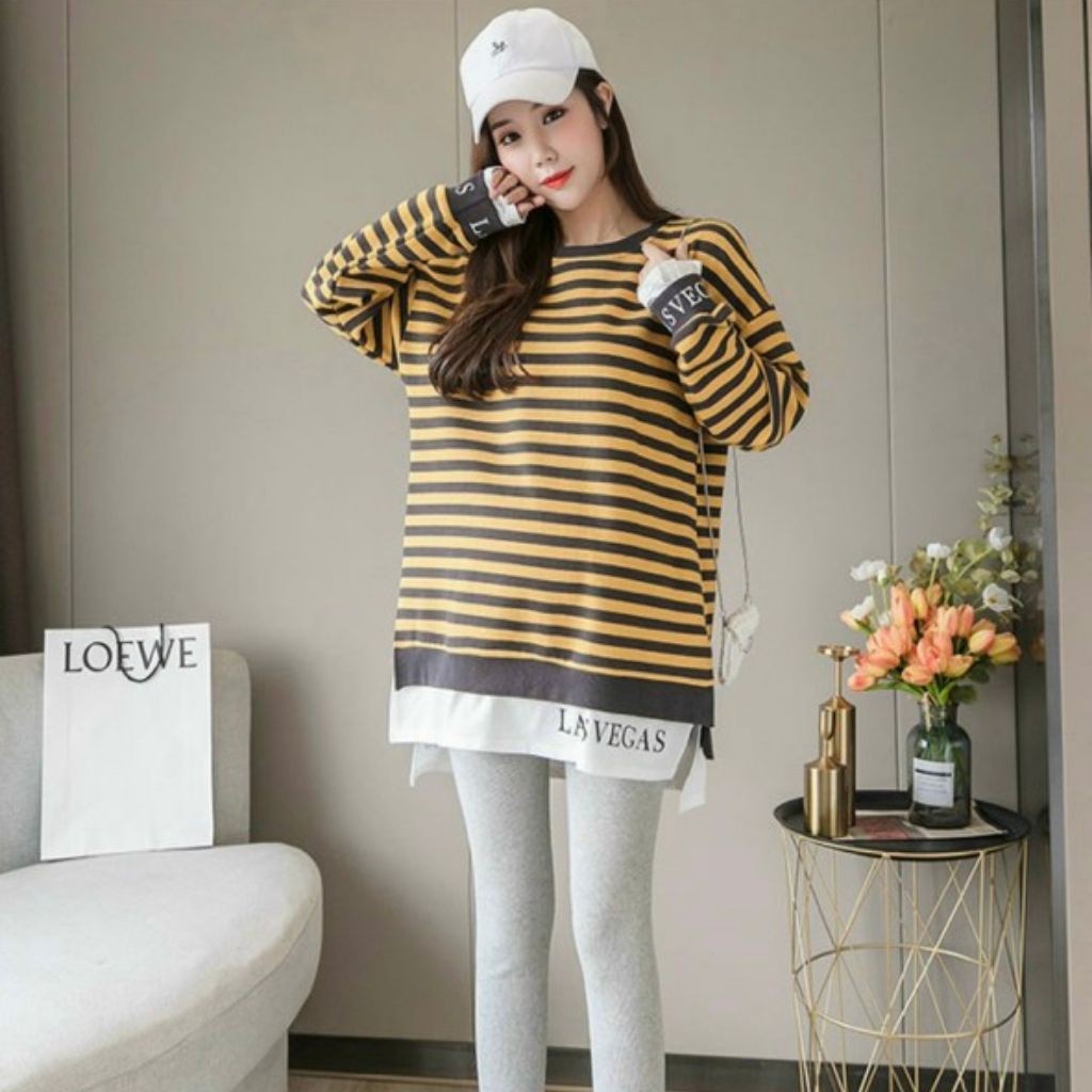Áo bầu thời trang thiết kế dài tay M197 chất cotton cao cấp freesize từ 45 đến 70kg